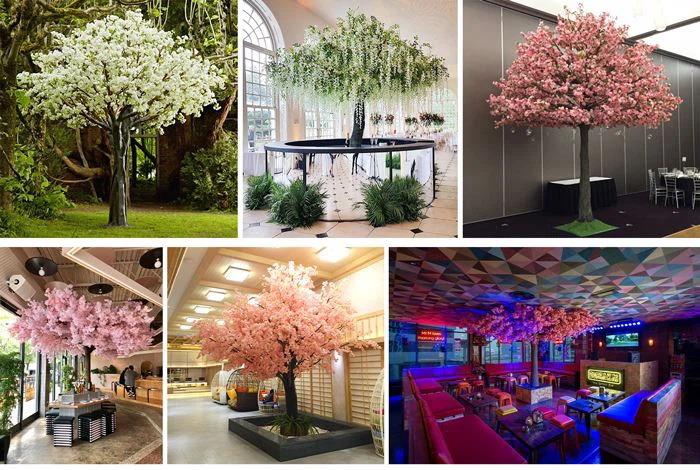 Artificial cherry blossom tree cases