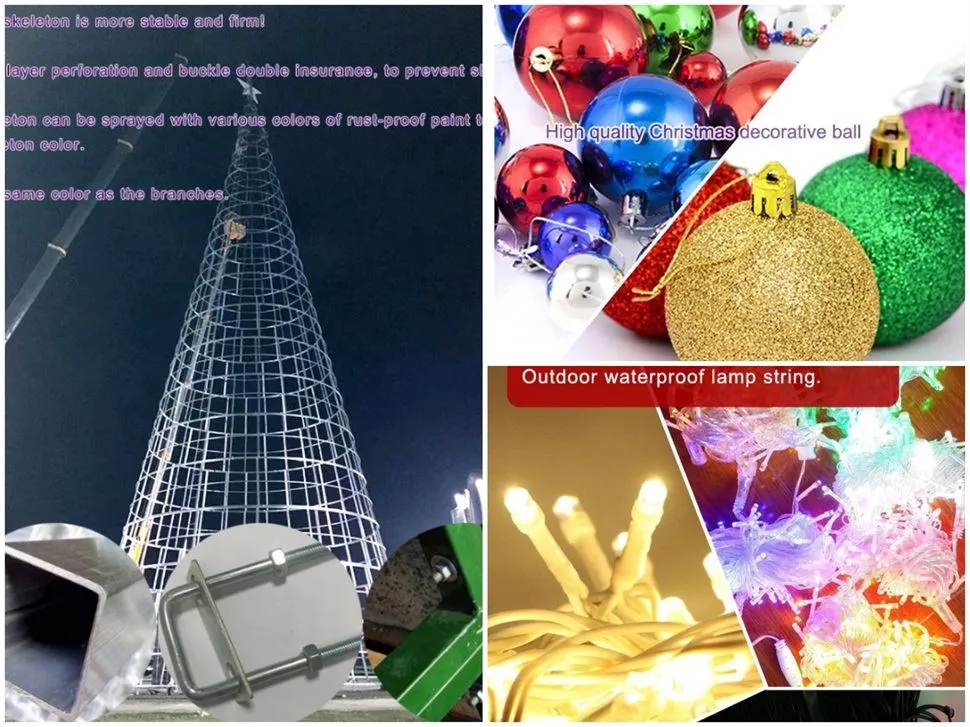 20ft 30ft 40ft christmas tree decoration