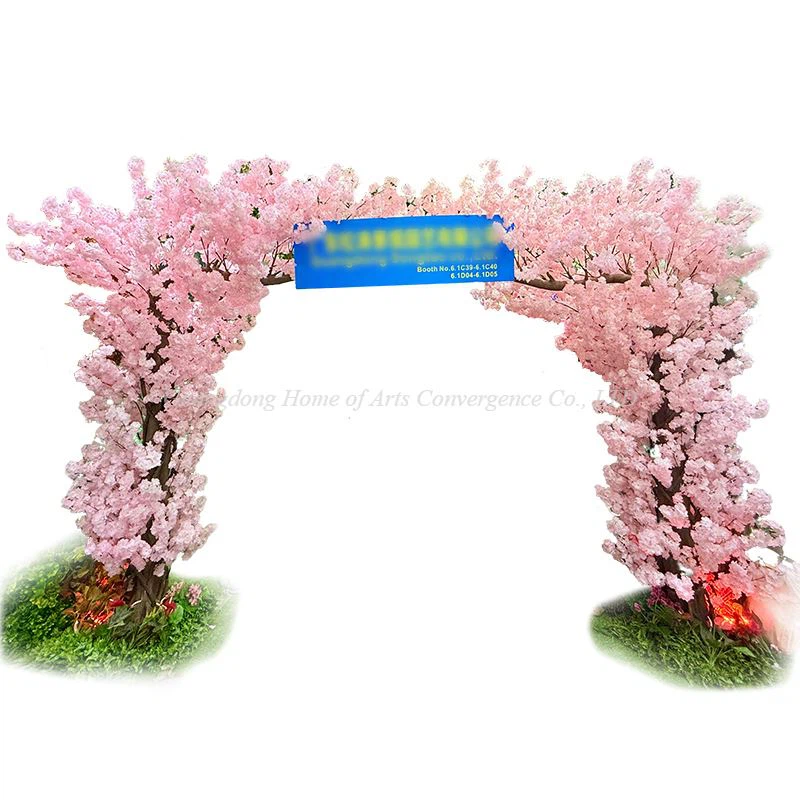 Faux Cherry Blossom Wedding Arch Backdrop