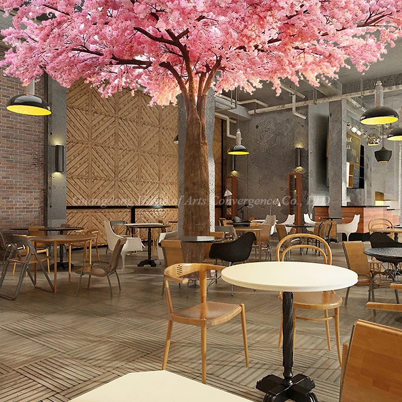 Giant fake cherry tree for restaurant decor Giant fake cherry tree for restaurant decor