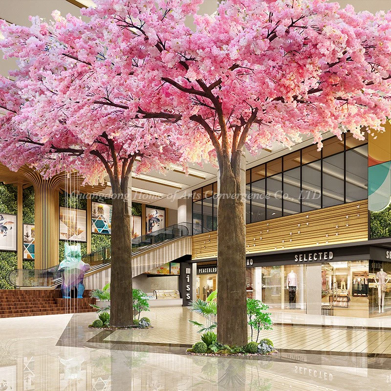 Huge artificial cherry tree for mall atrium Huge artificial cherry tree for mall atrium