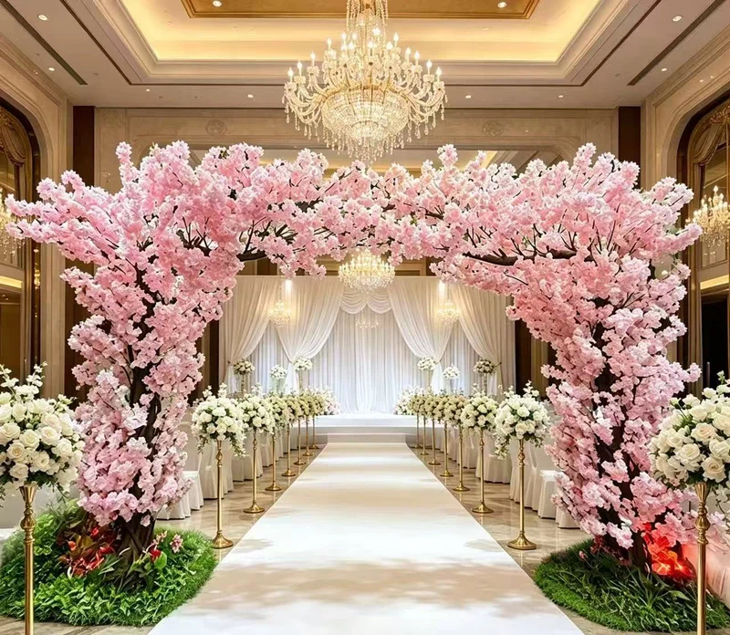 Faux Cherry Blossom Wedding Arch Backdrop Faux Cherry Blossom Wedding Arch Backdrop