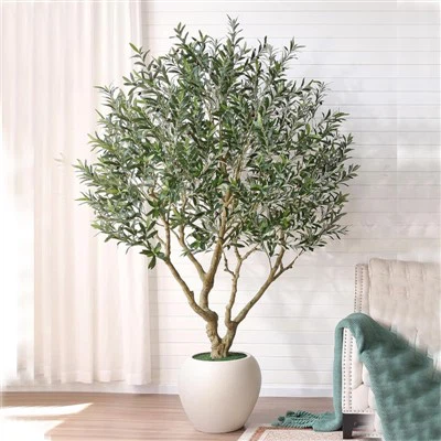 8ft Artificial Olive Plant In Pot