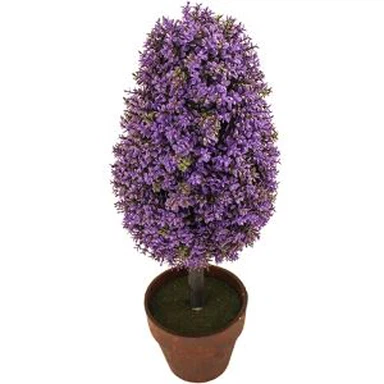 Purple Artificial Topiary Tree