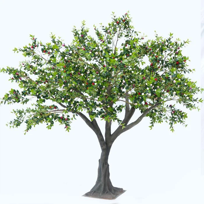 Artificial Camellia Blossom Tree