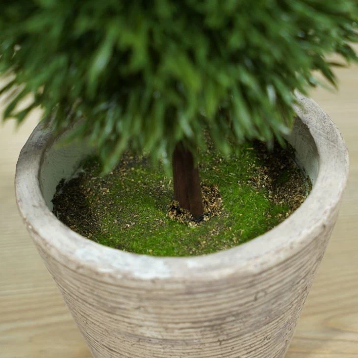 Cheap Artificial Grass Ball Tabletop Decoration Bonsai Ornaments
