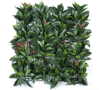 Interior Artificial Wall Decoration Fake Grass Panels Hanging