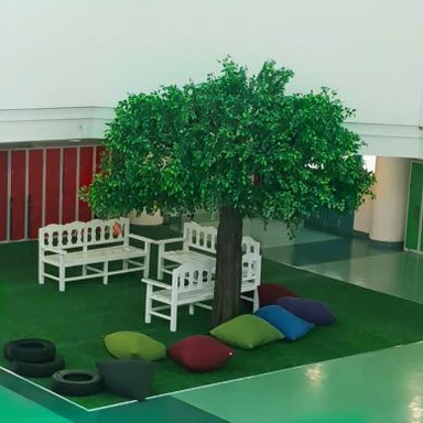Large Indoor Decorative Kindergarten Artificial Ficus Tree