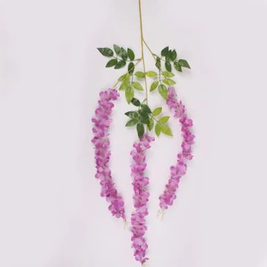 Wedding Ceiling Decoration Artificial Wisteria Flower Vine