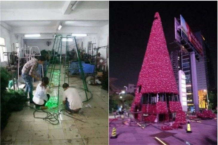 Animated Indoor Outdoor Giant Commercial Christmas Tree