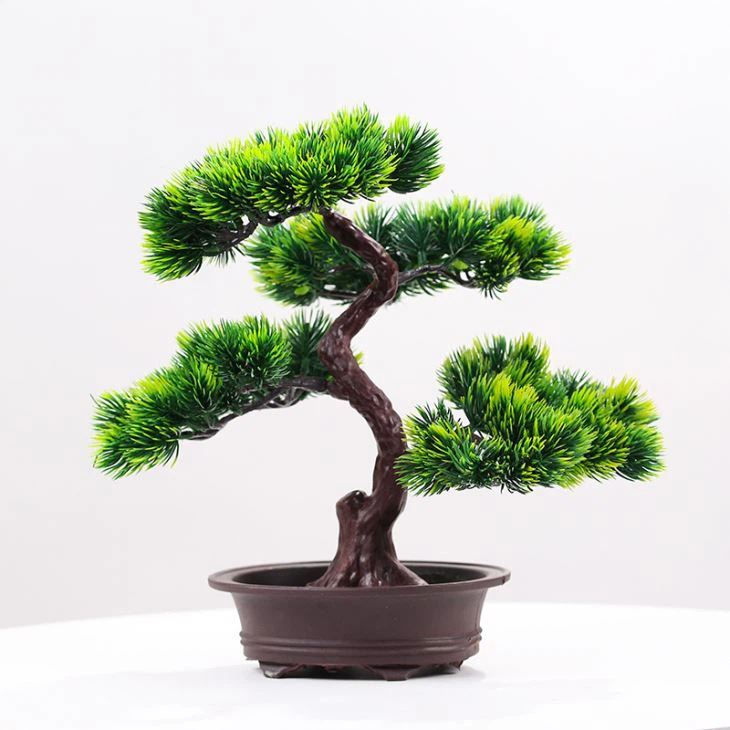 Artificial Bonsai Plant Guest Greeting Pine