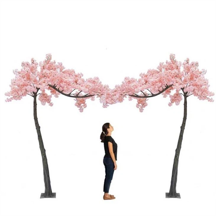 Fake Blossom Tree Canopy Pink Wedding Arch