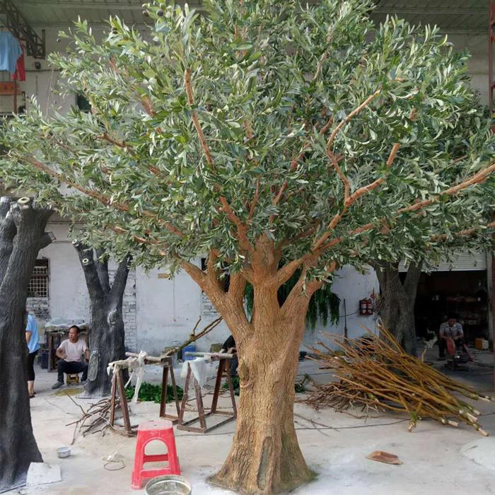 Large Engineering Artificial Olive Trees Landscape