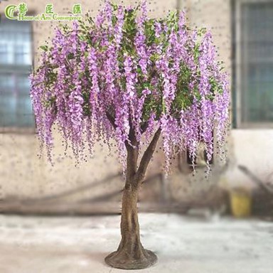 Purple Artificial Wisteria Tree